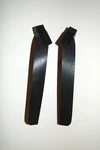 1967 1968 Cougar Rear Bumper To Quarter Panel Shields, Rubber Reproduction. Fixed Price $71.00.