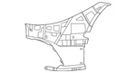 Genuine Mercedes-benz Bumper Cover Support Rail 232-885-52-00-64. Fixed Price $102.60.