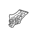Genuine Mercedes-benz Oe Basic Carrier, Bumper 167-885-41-06. Fixed Price $153.62.
