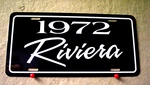1972 Buick Riviera License Plate Car Tag. Fixed Price $19.97.