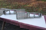 1973-74 Dodge Charger Grill Assemblies, Oem, 3672318 Rh, 3672319 Lh. Fixed Price $595.00.