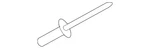 Genuine Ford License Bracket Rivet W706610-S417. Fixed Price $101.80.