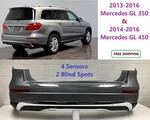 2013 2014 2015 2016 Mercedes Gls 350 - 450 Rear Bumper (palladium SILVER)#39. Fixed Price $800.00.