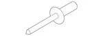 Genuine Hyundai Bumper Cover Rivet 14160-03133. Fixed Price $10.88.