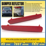 2X Auxito Red Rear Bumper Reflector Light Lamp For 2020 2021 Toyota 2022 Corolla. Fixed Price $12.34.