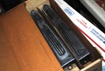Nos Mopar 1972 73 74 75 76 77 Dodge Van Set Front Bumper Guards 3621996. Fixed Price $149.95.