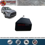 For 2022-2023 Toyota Corolla Cross Front Bumper Tow Hook Cover. Fixed Price $14.99.
