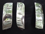 1955 1956 Ford Car Rear Quarter Stone Guard Stainless Pair +extra Rh. Fixed Price $23.00.