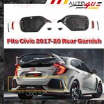 Rear Bumper Garnish W/reflector Type-r Look Fits 2017-2021 Honda Civic Hatchback. Fixed Price $99.99.