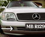 880 02 05 Tow Hook Cover Lid In Bumper For Mercedes R129 SL500 Mopf Frame. Fixed Price $57.91.