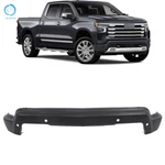 For Chevrolet Silverado 1500 2022-2023 Black Steel Front Bumper W/ Sensor Holes. Fixed Price $214.02.
