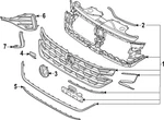 Genuine Volkswagen Vent Grille 3CM-853-665-A-041. Fixed Price $80.39.
