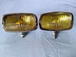 Hella Chrom Yellow Fog Lights Vw Kafer Bus Mercedes 190SL W198 300SL. Fixed Price $1150.00.