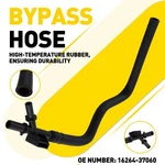 Black Radiator Bypass Hose Water Valve For 2010-2013 Toyota Prius 16264-37060 Ek. Fixed Price $16.14.