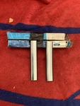 Nos 1974-75 Ford Mustang Ii Mach Rear Bumper Guard Chrome Pad D4ZZ-17D838-B. Fixed Price $75.00.