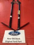 New Old Stock Ford Mustang 1965-1966 Outer Bumper Brackets C5ZZ-17A975/6-A. Fixed Price $180.00.