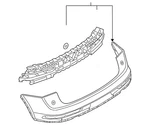 Genuine Audi Bumper Cover 80A-807-067-A-GRU. Fixed Price $1115.99.