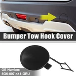 Car Rear Bumper Towing Eye Hook Cover Cap Fit For Volkswagen Golf Black. Fixed Price $12.99.
