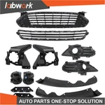 Labwork Front Bumper Grill Ford Fusion 2013-2016 W/ Fog Light Covers. Fixed Price $72.05.