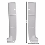 1962 Chevy Impala Trunk Floor Drop Off Pair Right & Left Wtp Metal Dynacorn. Fixed Price $162.95.
