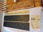 Rare Vtg Station Wagon Accessory Rear Tailgate Splash Guards Nos Gm Ford Mopar. Fixed Price $250.00.