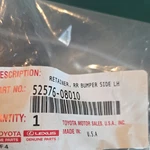2011 - 2020 Toyota Sienna Rear Bumper Left Retainer Mount Bracket Oem 5257608010. Fixed Price $25.00.
