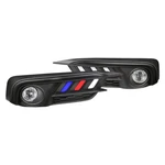 For Honda Civic 16-18 Mustang Style Crystal Fog Lights Red/blue/white Led Drl. Fixed Price $145.69.
