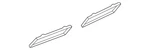 Genuine Nissan Bumper Cover Spacer Panel 85019-6HW1A. Fixed Price $115.85.