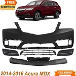 Front Bumper Cover Primed Plastic & Fog Lights Kit For 2014-2016 Acura Mdx. Fixed Price $800.37.