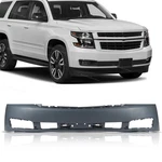 Primed Front Bumper Cover W/fog Light Hole Fits 2015-18 Chevy Tahoe Suburban. Fixed Price $154.00.