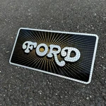 Ford Prismatic Novelty License Plate Usa Made Vintage 70S Style Booster New. Fixed Price $29.99.