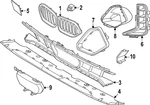 Genuine Bmw Trim Bezel 51-11-8-085-660. Fixed Price $108.53.