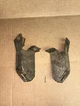 1965 1966 Ford Mustang Rear Bumper Guard Bracket Pair. Fixed Price $29.99.