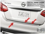 Genuine Nissan Altima Rear Bumper Protector Chrome Oem 999B1-U4000 (2013-2018). Fixed Price $125.00.