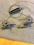 55 56 57 Chevy Parking Brake Clevis & Cable Metal Roller Firewall Brackets Oem. Fixed Price $95.00.