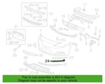 Anthracite Front Driver Side Bumper Fascia Outer Insert - Gm 13415642. Fixed Price $54.99.