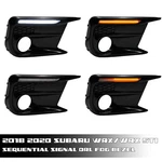 Jdm Sequential Led Drl Signal Fog Lights Lamps Bezel Kit For 2018-2020 Wrx/sti. Fixed Price $157.79.