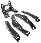Jegs 79068 Rear Bumper Brackets 1968 Chevy Chevelle Stamped Steel Black Set Of 5. Fixed Price $120.99.