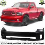 Front Bumper Cover For 2013-18 Ram 1500 2019-22 Classic With Fog Light Hole. Fixed Price $190.00.