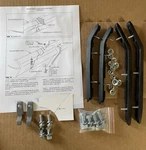 Impala Front And Rear Bumper Guards Pads Mounting Kit 1967 Like Nos. Fixed Price $200.00.
