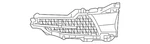 2017-2020 Acura Mdx Genuine Front Bumper Inner Garnish Left Oem 71107-TZ5-A20. Fixed Price $97.84.