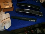1980-86 Ford Truck Bronco, F100 F150, F250 Front Bumper Guards Nos E0TZ-17996-A. Fixed Price $450.00.