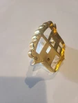 1954 Cadillac Original Goldplated Trunk Emblem "bezel" Part # 1461050. Fixed Price $235.00.