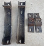 Chrysler Imperial Rear Back Bumper Mount Impact Brackets 1964-1966 64-66 Oem. Fixed Price $175.00.