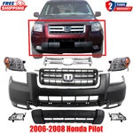 Front Bumper Upper & Grille Assembly Kit For 2006-2008 Honda Pilot. Fixed Price $633.08.