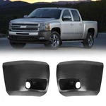 Front Bumper End Caps Fog Light Covers For 2007-2013 Chevrolet Silverado 1500. Fixed Price $37.00.