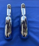 1951 Chevrolet Front Bumper Guards, Original Triple Chrome .. Fixed Price $325.00.