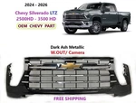 2024-2026 Chevy Silverado 2500HD 3500HD Ltz Upper Bumper & Grille -dark Ash #12. Fixed Price $1100.00.