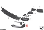 Genuine Bmw F39 X2 16D 18DX 18I 20D Trim Bumper Front Right 51117445092. Fixed Price $71.81.
