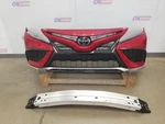 24 Toyota Camry Xse Front Bumper Red 2SC With Grilles And Radar. Fixed Price $1000.00.
